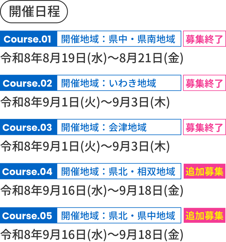 開催日程